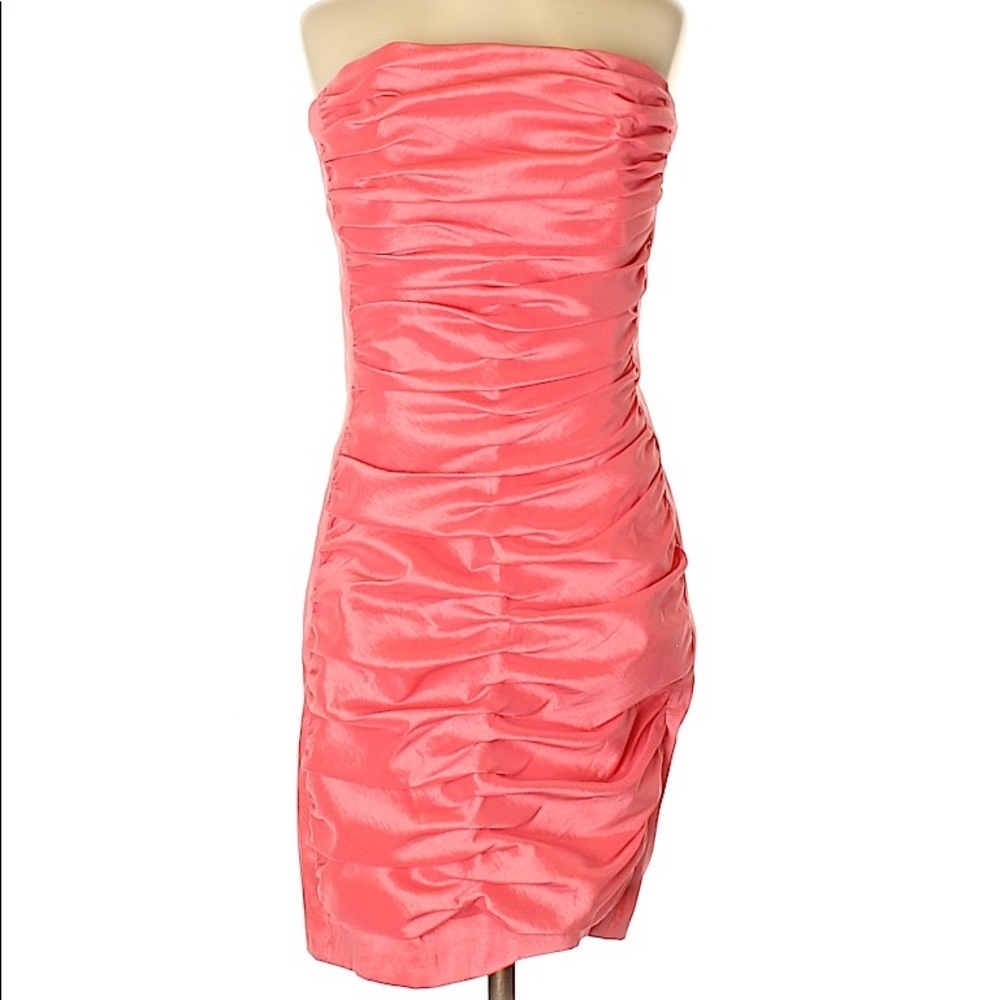 Short coral Jessica McClintock dress